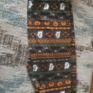 Fuzzy halloween leggings